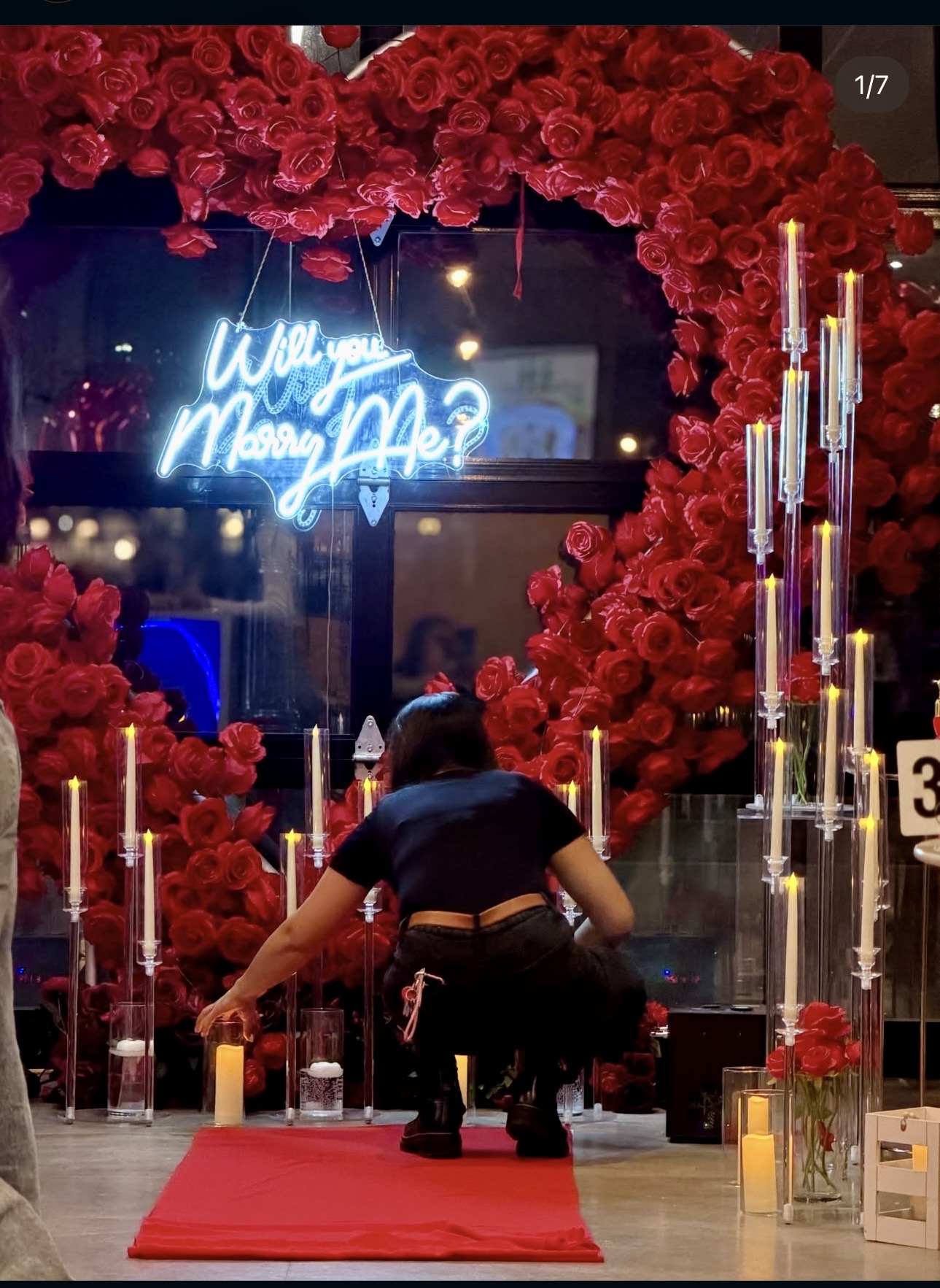 Corazón de flores