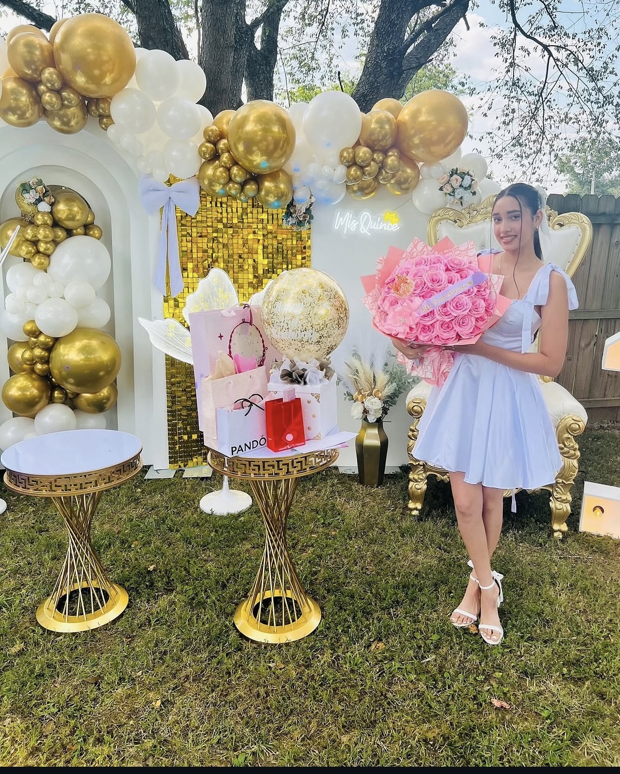 Corazón de flores